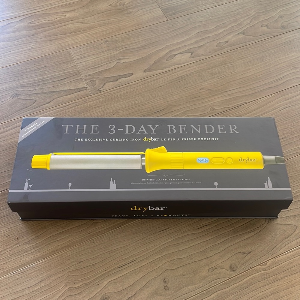 The 3 -Day Bender Hot Tool From Drybar 1”Barrel Brand New